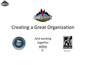 Creating a Great Organization PowerPoint Presentation