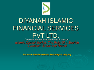 Khalid Waheed - DIYANAH ISLAMIC FINANCIAL SERVICES PVT LTD