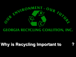 Why is recycling important to you?