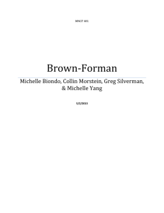 Brown-Forman - Michelle YangE