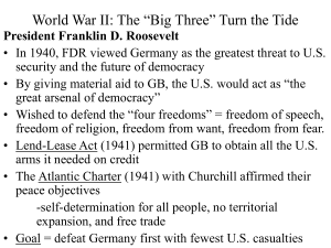 World War II: The Allies Turn the Tide