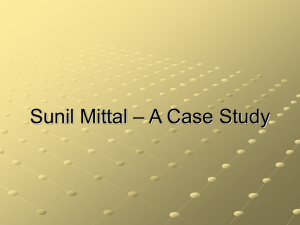 Sunil Mittal – A Case Study