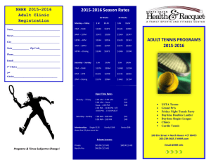 adult tennis programs 2015-2016