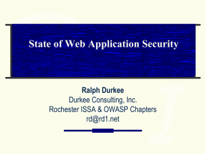 Stat of Web Application Security