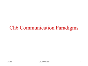 Ch6CommunicationParadigms