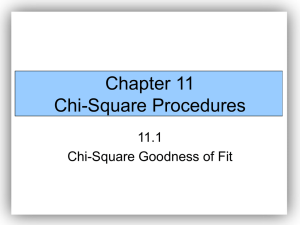 The Chi-Square Distribution