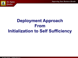 From Initialization to Self-Sufficiency