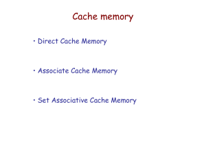 Cache Memory