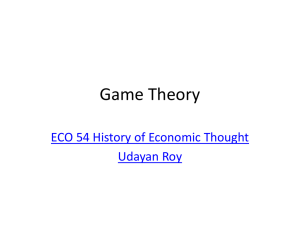 Game Theory