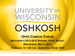 Open Forum 5-1-13 - University of Wisconsin Oshkosh