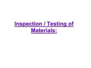 Inspection / Testing of Carted Materials: - Rotten Colors