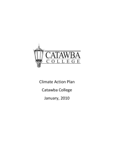 Catawba College Climate Action Plan