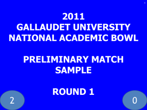 question 2 - Gallaudet University