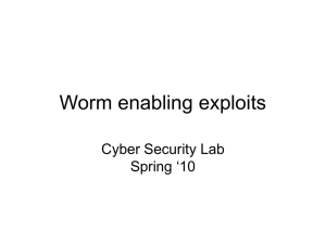 Worms and memory malware techniques