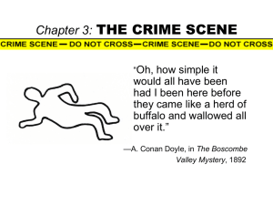 Unit 3 Student notes for processing crime scenes