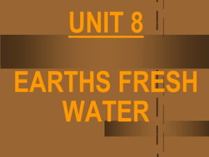 7 Earth's Fresh Water