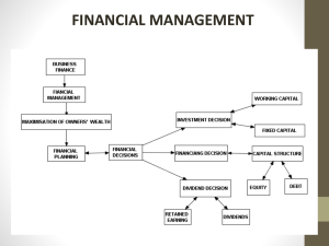 Financial Management - e-CTLT
