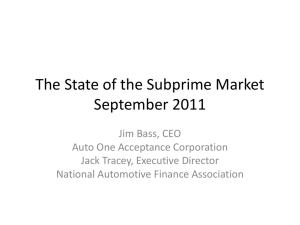 Property of the National Automotive Finance Association 2010