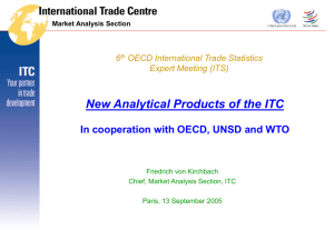 6 th OECD International Trade Statistics Expert Meeting Country