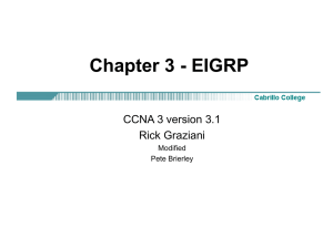 CCNA3 3.1-03 Routing and EIGRP-rg