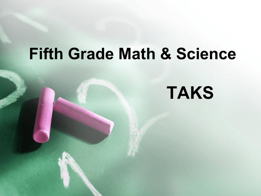 Taks Test Math Chart
