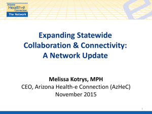 Expanding Statewide Collaboration and Connectivity