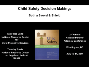 Child Safety Decision Making