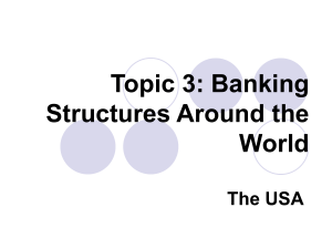 USA Banking System