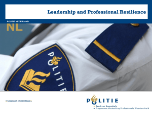 Police Resilience Powerpoint