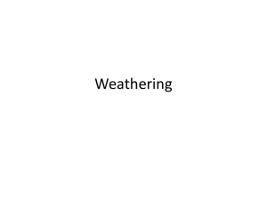 Weathering - geographylwc.org.uk