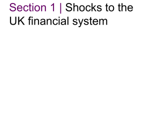 Section 1 | Shocks to the UK financial system
