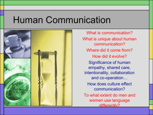 Human Communication 2
