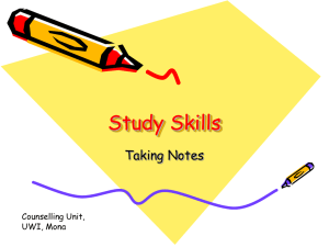Study Skills