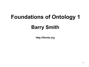 Lecture1 - Buffalo Ontology Site