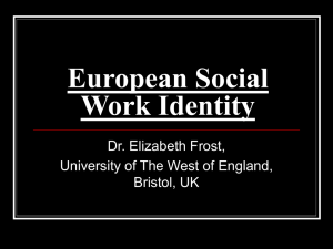 European Social Work Identity