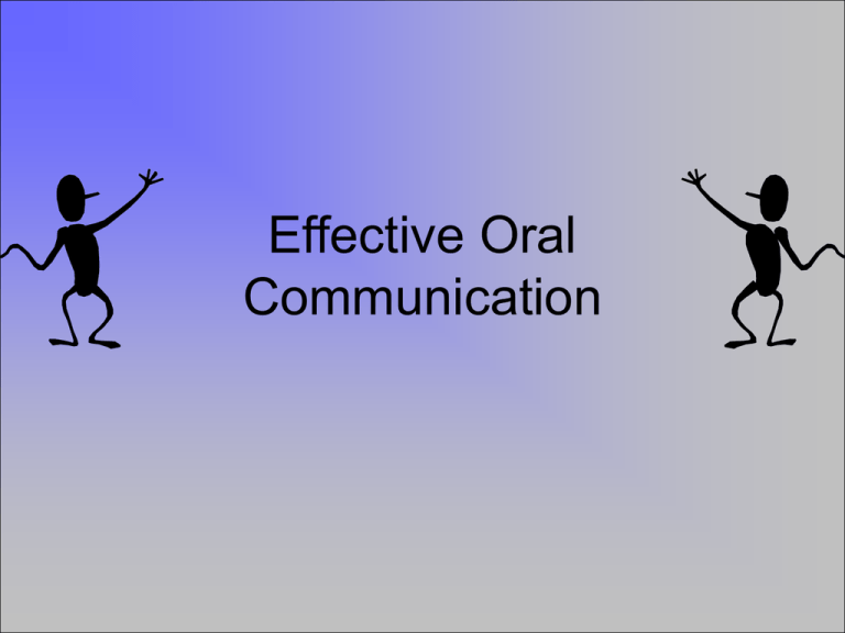 importance of oral presentation in communication