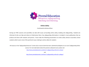 Online Safety - Pivotal Education