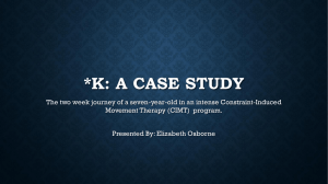 *K: A Case study - Elizabeth osborne