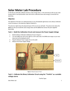 LAB 3: BASIC ELECTRONIC CIRCUITS