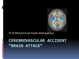CerebrovascularAccidentPPT