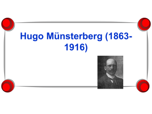 Hugo Münsterberg (1863