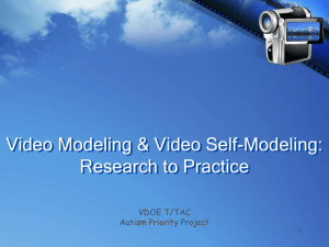 Video Modeling and Video Self