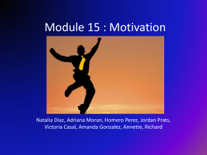 Module 15 : Motivation - Doral Academy Preparatory