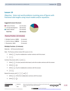 Grade 5 Mathematics Module 5, Topic C, Lesson 14