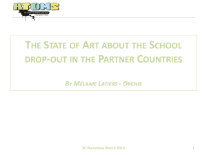 The State of Art about the School drop-out in the Partner