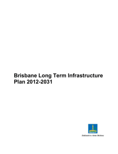 Brisbane Long Term Infrastructure Plan 2012-2031