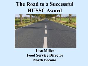 what you need to do for a successful hussc award
