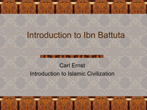 Introduction to Ibn Battuta