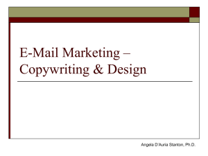 Email Marketing Copywriting & Design