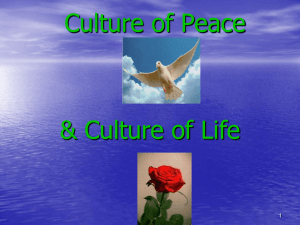 Pro-Peace & Pro-Life